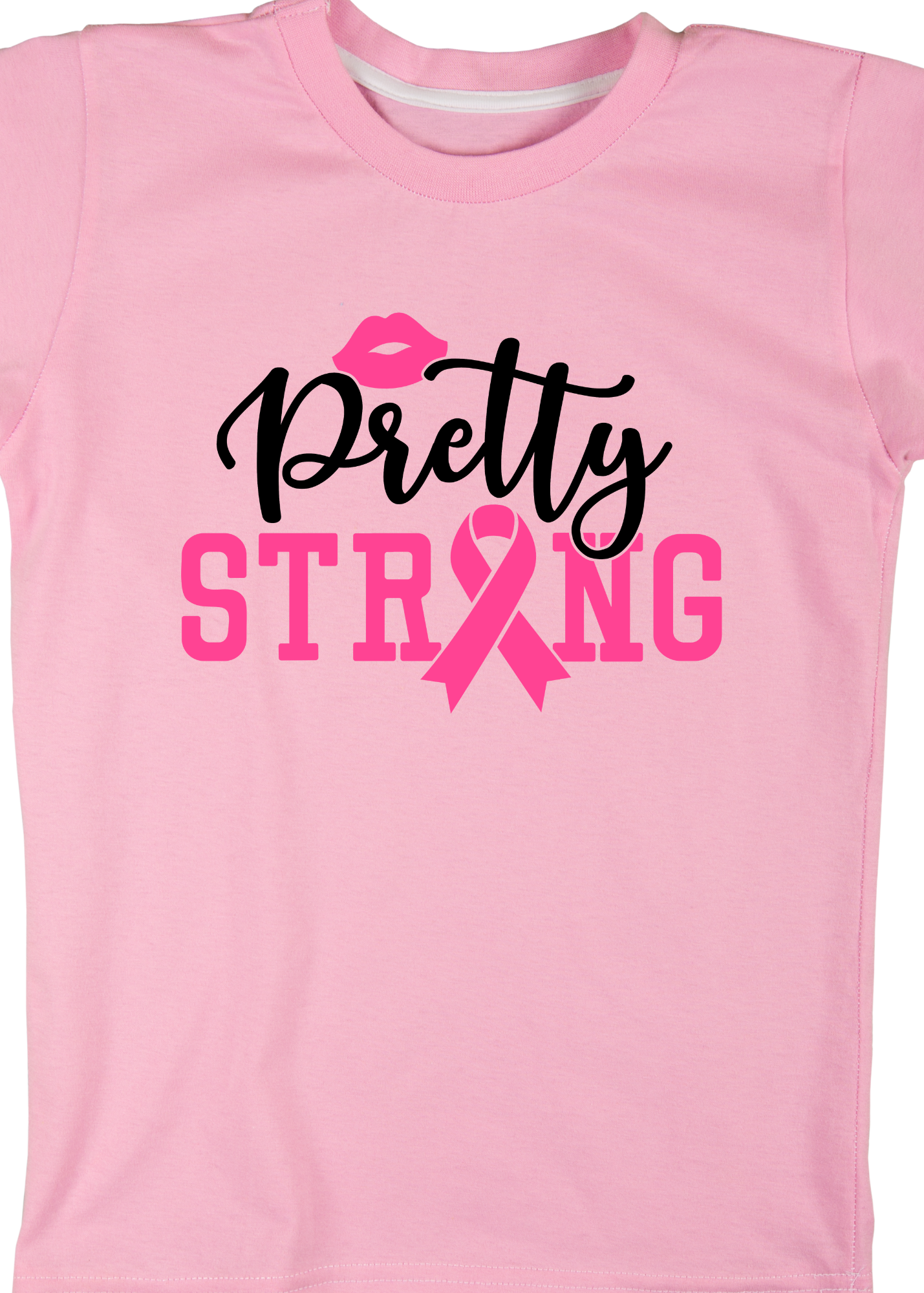 Pretty Strong Breast Cancer Shirt - Pink