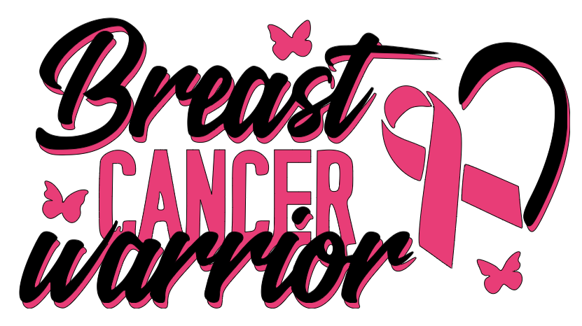 Breast Cancer Warrior Car Decal