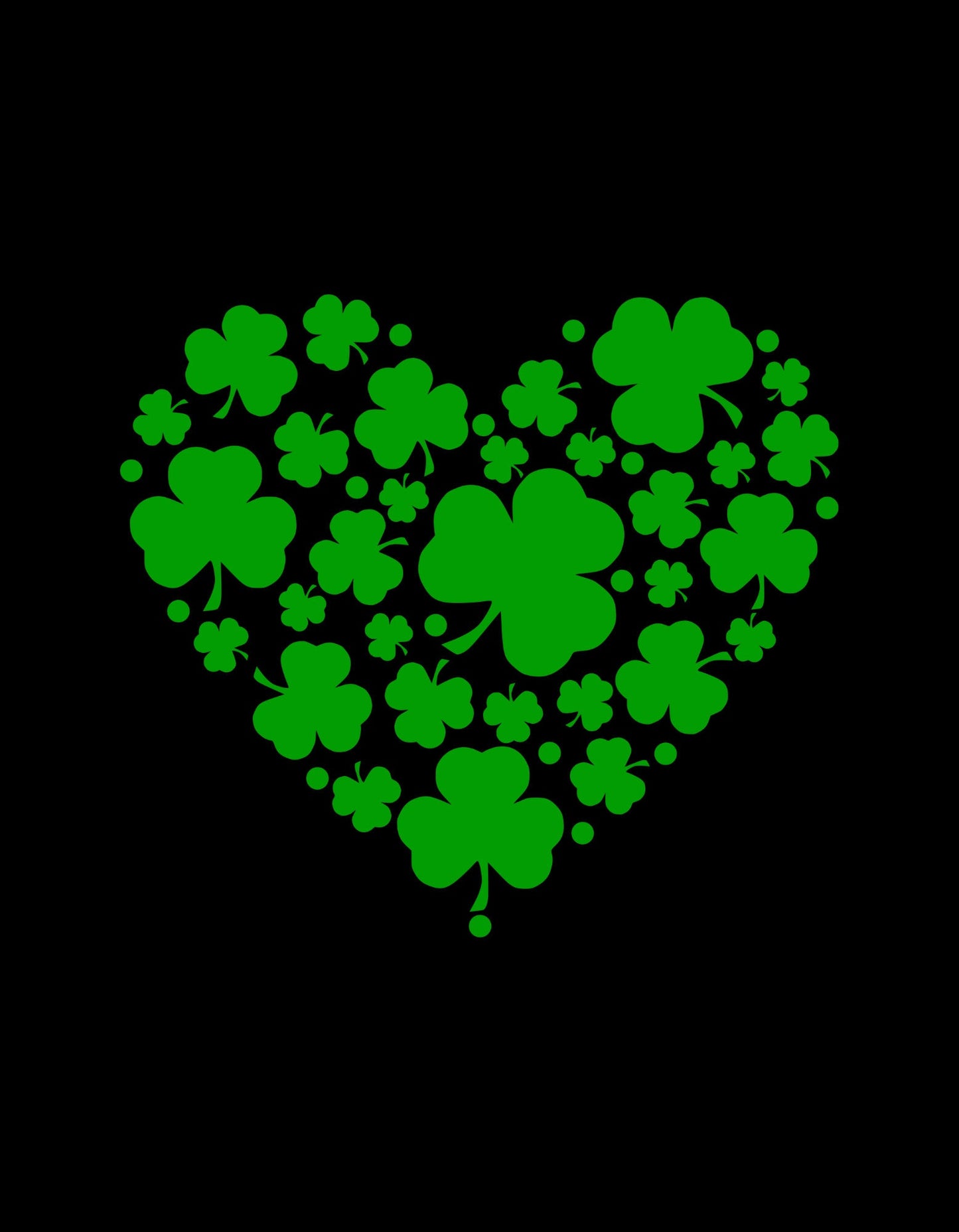 Shamrock Heart St. Patrick's Day T-Shirt