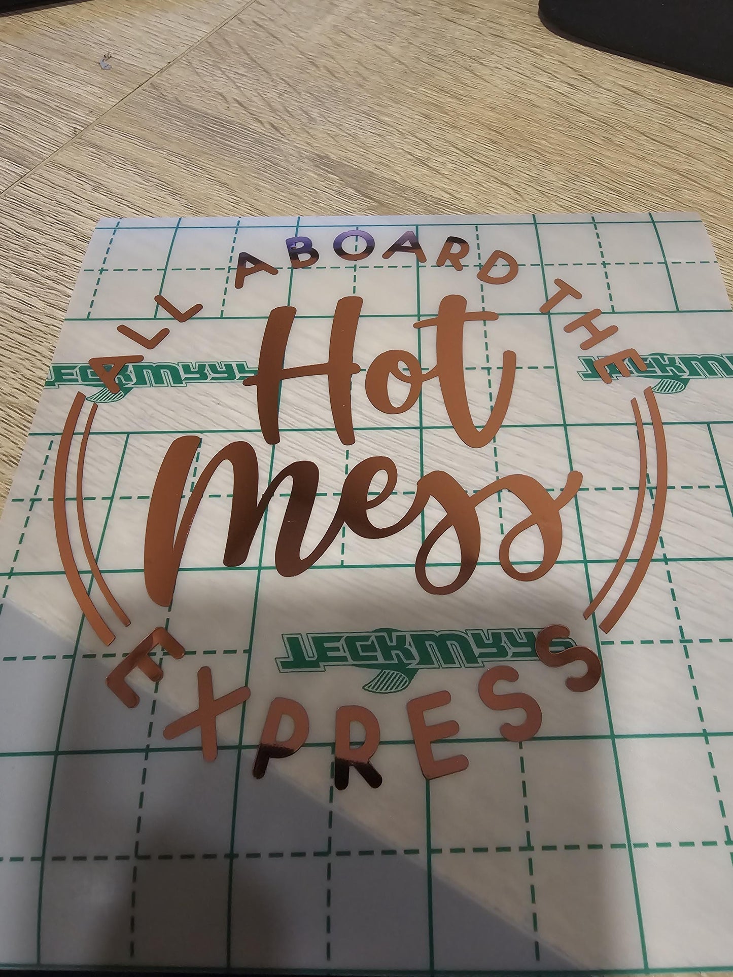 All Board The Hot Mess Express Car Decal