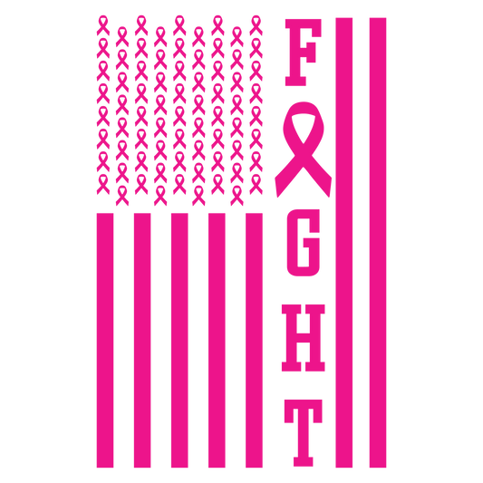 Breast Cancer Fight Flag