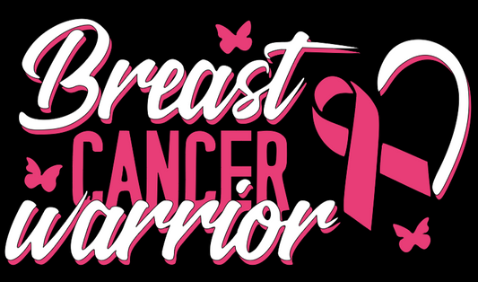 Breast Cancer Warrior Car Decal